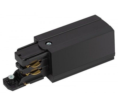 Коннектор для трехфазного шинопровода STR-30-B-CN-PL типа PL кабельный ввод левый черный  Б0049740  ЭРА