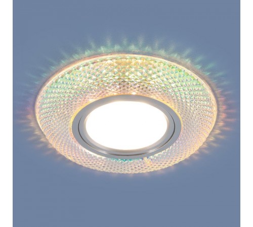 Светильник точечный встраиваемый 2237 MR16 MLT мульти с подсветкой  a045478  Elektrostandard