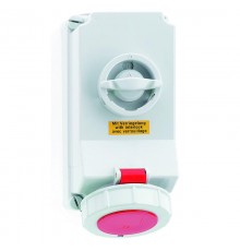 Розетка с блокировкой 16A 4p 400V 6h IP67 225x118 mm 16040 I 16040-Bals I Bals