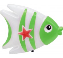 Ночник светодиодный NLA 05-FG РЫБКА зелёная с выключателем 230В  4690612029023  IN HOME