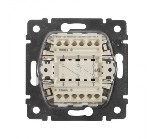 Valena Алюминий Переключатель 2-х клавишный  770108  Legrand