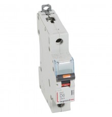 Выключатель автоматический  однополюсный DX3 6А D 25кА  409805  Legrand
