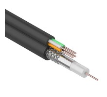 Кабель ККСВ-П+4х0,5 мм (бухта 100 м) черный  01-4022  REXANT