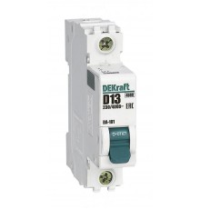 Выключатель автоматический однополюсный ВА-101 1Р 13А характеристика D 4,5кА  11156DEK  DEKraft