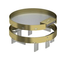 Кассетная рамка RKSRN2 UZD3 ном.размер R7 D 275 мм (латунь) (RKSRN2UZD3R7MS25)  7409294  OBO Bettermann