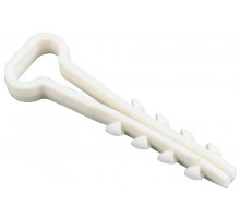 Дюбель хомут 5х8мм нейлон белый (100шт)   UHH35-5-8-100  IEK