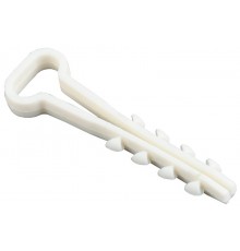 Дюбель хомут 5х8мм нейлон белый (100шт)   UHH35-5-8-100  IEK