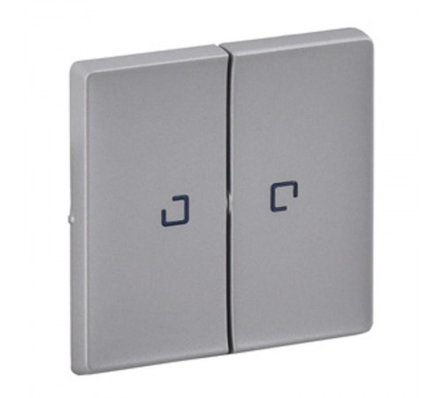 Valena LIFE Алюминий Клавиша 2-ая с подсветкой/индикацией  755222  Legrand