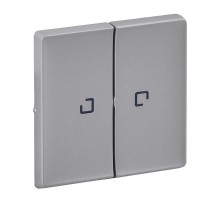 Valena LIFE Алюминий Клавиша 2-ая с подсветкой/индикацией  755222  Legrand