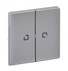 Valena LIFE Алюминий Клавиша 2-ая с подсветкой/индикацией  755222  Legrand