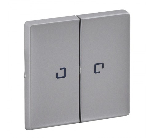 Valena LIFE Алюминий Клавиша 2-ая с подсветкой/индикацией  755222  Legrand