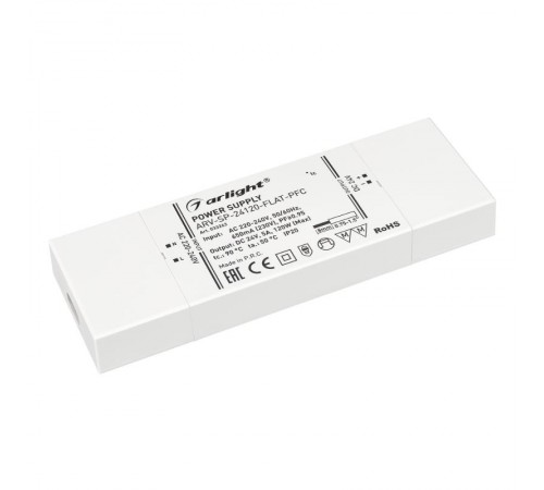 Блок питания ARV-SP-24120-FLAT-PFC (24V, 5A, 120W) (Arlight, IP20 Пластик, 5 лет)  033263  Arlight