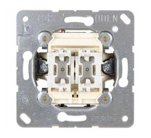 Выключатель 10AХ 250V универсальный сдвоенный EP409U Jung