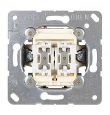 Выключатель 10AХ 250V универсальный сдвоенный EP409U Jung