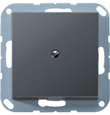 Вывод для кабеля, с зажимом для фиксации кабеля, фиксация винтом; термопласт; матовый антрацит; A500  A590BFAANM  Jung