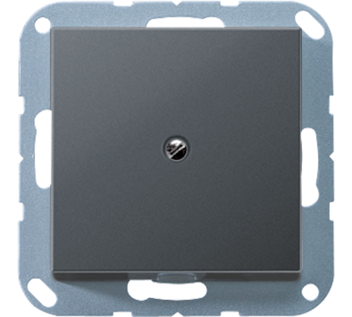 Вывод для кабеля, с зажимом для фиксации кабеля, фиксация винтом; термопласт; матовый антрацит; A500  A590BFAANM  Jung