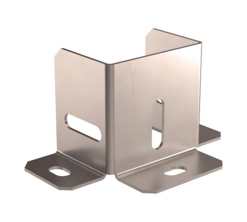 Универсальный ввод трассы лотков Стандарт INOX (AISI 409) 50х50  PR16.3717  Промрукав