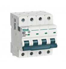 Выключатель автоматический четырехполюсный ВА-105 1А D 10кА  13232DEK  DEKraft