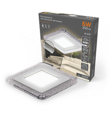 Светильник светодиодный Bubbles BL320 Квадр. 3+3W LED 3000K 350лм103x103мм O80 1/40  BL320  Gauss