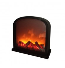 Светодиодный камин Шале с эффектом живого огня 30х13х28 см, батарейки 3хС (не в комплекте) или от USB (в комплекте)  511-006  NEON-NIGHT