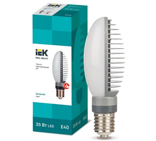 Лампа светодиодная промышленная HP 35Вт 120град 230В 5000К E40 пов. цоколь  LLE-HPR-035-230-50-E40  IEK