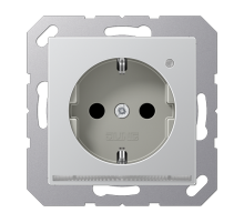 SCHUKO-розетка с LED подсветкой  A1520-OALLNW  Jung