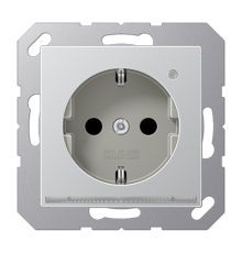 SCHUKO-розетка с LED подсветкой  A1520-OALLNW  Jung