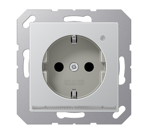 SCHUKO-розетка с LED подсветкой  A1520-OALLNW  Jung