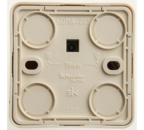 Этюд Кремовый О/У Розетка компьютерная RJ45 кат.5E  KOMA-001K  SE