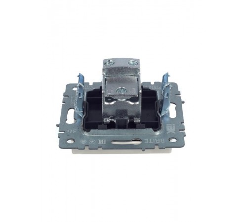 BRITE Розетка TV проходная РТВ10-0-БрЖ жемчужный   BR-A10-P-K36  IEK