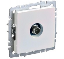 BRITE Розетка TV проходная РТВ10-0-БрЖ жемчужный   BR-A10-P-K36  IEK