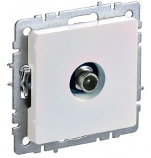 BRITE Розетка TV проходная РТВ10-0-БрЖ жемчужный   BR-A10-P-K36  IEK