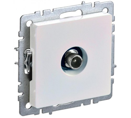 BRITE Розетка TV проходная РТВ10-0-БрЖ жемчужный   BR-A10-P-K36  IEK