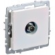 BRITE Розетка TV проходная РТВ10-0-БрЖ жемчужный   BR-A10-P-K36  IEK