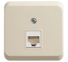 Этюд Кремовый О/У Розетка компьютерная RJ45 кат.5E  KOMA-001K  SE