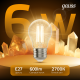 Лампа светодиодная LED 6Вт E27 220В 2700К A60  102802106  Gauss
