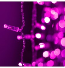 Светодиодная гирлянда ARD-CURTAIN-CLASSIC-2000x1500-CLEAR-360LED Pink (230V, 60W)  024880  Arlight