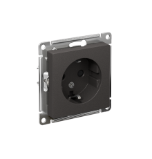 AtlasDesign Базальт Розетка с заземлением со шторками, 16А, механизм  ATN001445  SE