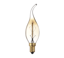 Лампа накаливания ЛОН 40Вт E14 230В RETRO CA35 GOLD  2858306  Jazzway