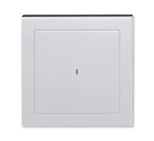 ABB Levit Серебро / дымчатый чёрный Накладка для выключателя карточного  3559H-A00700 70  2CHH590700A4070  ABB