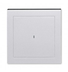 ABB Levit Серебро / дымчатый чёрный Накладка для выключателя карточного  3559H-A00700 70  2CHH590700A4070  ABB