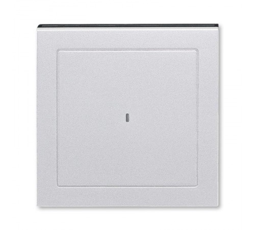 ABB Levit Серебро / дымчатый чёрный Накладка для выключателя карточного  3559H-A00700 70  2CHH590700A4070  ABB