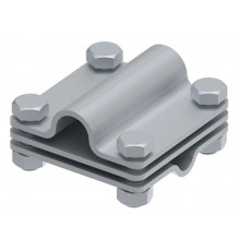 Соединитель крестообразный стержень/пруток/полоса, гор. цинк, 391111  МС-111-ГЦ   Ostec