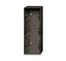 ABB Basic 55 Шато (чёрный) Коробка для открытого монтажа, 3-постовая  1799-0-0967   2CKA001799A0967  ABB