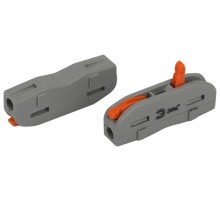 Клемма  NO-225-393 проходная 222-2411 с рычагами 1 полюс 0.08-2.5/4 мм2 упаковка 25 шт  Б0067912  ЭРА