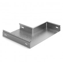 Переход прямой левый 400х300х80, толщ. 0,7 мм, Сендзимир цинк, 033843  ППЛ-400х300х80-0,7-СЦ   Ostec