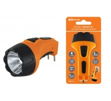 Фонарь универсальный "Комета 4" ручной аккумуляторный,  1Вт 1 светодиод, 0,5Ач 230В вилка  SQ0350-0042  TDM