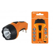 Фонарь универсальный "Комета 4" ручной аккумуляторный,  1Вт 1 светодиод, 0,5Ач 230В вилка  SQ0350-0042  TDM