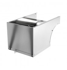 Угол CDSD 90 верт. внеш. переходник правосторонний осн. 200 H80 нержавеющая сталь AISI 304   ISDRL0820KC  DKC