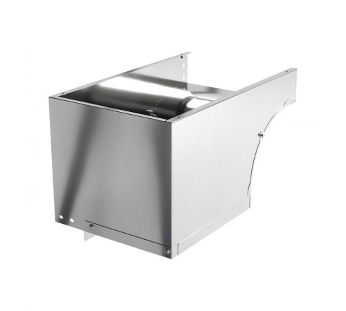 Угол CDSD 90 верт. внеш. переходник правосторонний осн. 200 H80 нержавеющая сталь AISI 304   ISDRL0820KC  DKC